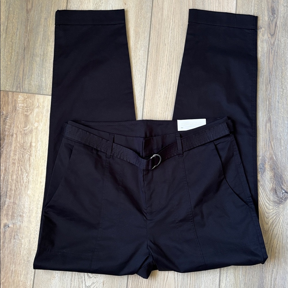NWT Chico’s Black Utility Ankle Pants 12T Clean Girl Urban Voyager Minimalist